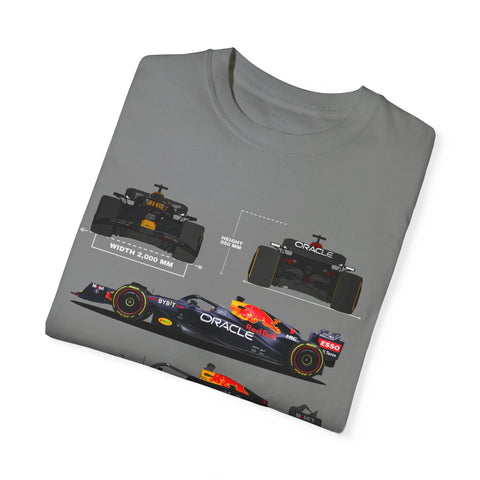 RB20 Racing Unisex Garment-Dyed T-shirt - Perfect for F1 Fans