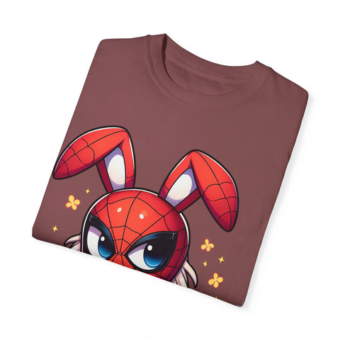Easter Bunny Superhero T-Shirt - Unisex Garment-Dyed Tee