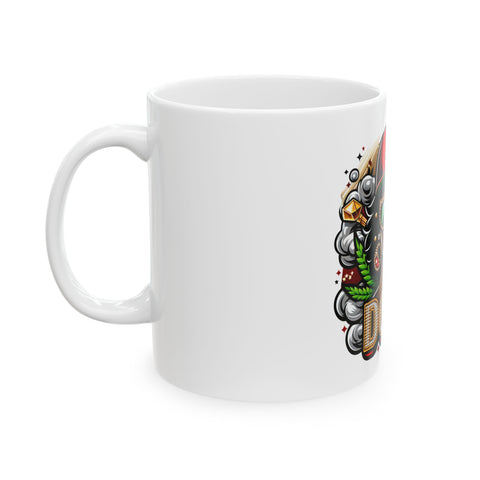 Dope Design Ceramic Mug - 11oz & 15oz - Perfect Gift for Coffee Lovers & Trendsetters