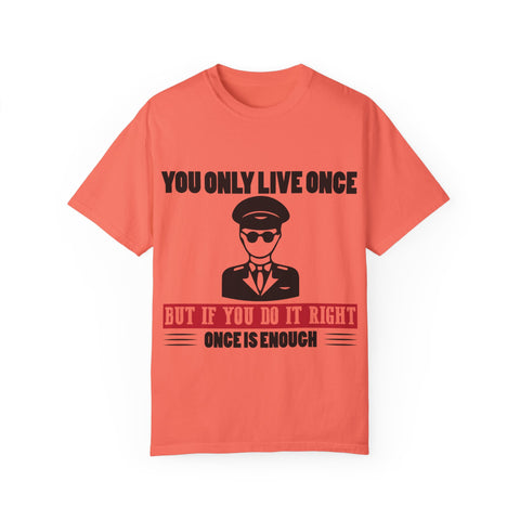 You Only Live Once Graphic Tee for Adventurers