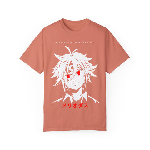 Anime-Inspired Unisex T-Shirt – 'You Can't Fool Your Own Heart' Design