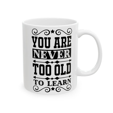 Personalized Ceramic Mug - Motivational Quote for Coffee Lovers
