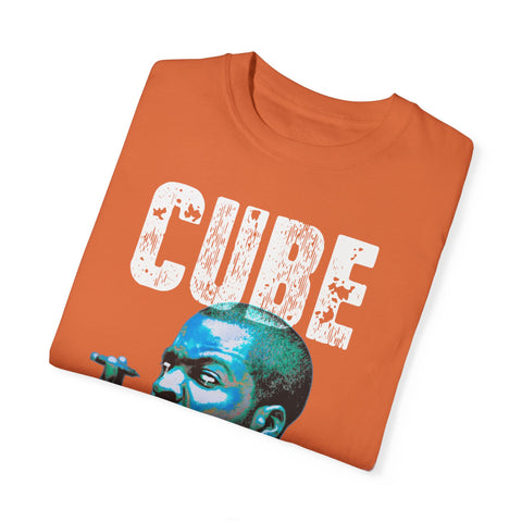 Vintage Cube Unisex Garment-Dyed T-Shirt | Retro Hip Hop Tee