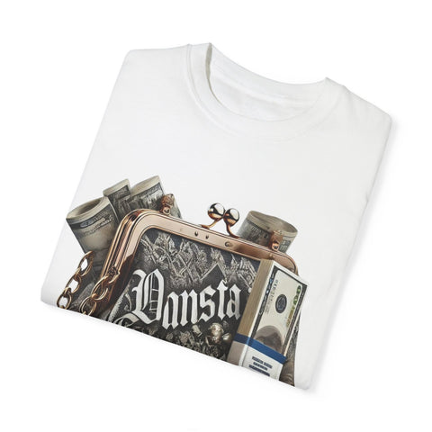 Gangsta Money Bag T-Shirt - Unisex Garment-Dyed Tee