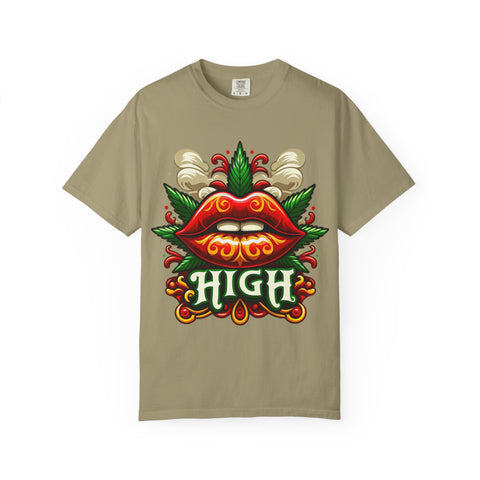 High Vibes Unisex Garment-Dyed T-Shirt