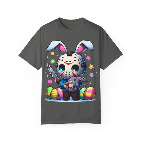 Cute Bunny Horror Unisex T-Shirt - Perfect for Easter Celebrations