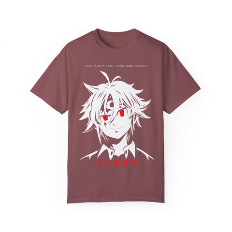 Anime-Inspired Unisex T-Shirt – 'You Can't Fool Your Own Heart' Design
