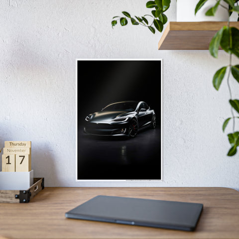 Glossy Car Art Poster - Sleek Automotive Wall Decor for Car Enthusiasts