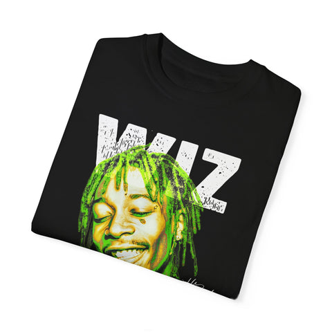 Unisex Garment-Dyed T-Shirt - Celebrate Wiz Khalifa's Legacy - Vibrant Graphic Tee