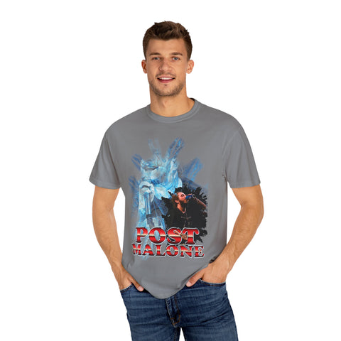 Post Malone Unisex Garment-Dyed T-Shirt - Trendy Music Apparel
