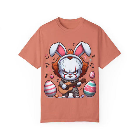 Easter Bunny Rock Star T-Shirt - Unisex Garment-Dyed Tee
