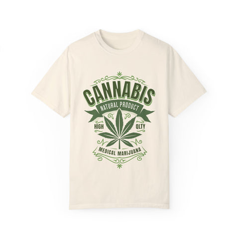 Unisex Cannabis T-Shirt - Natural Product Design