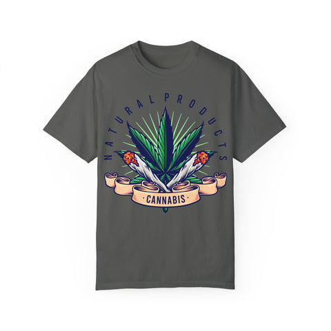 Cannabis Natural Products T-Shirt - Unisex Garment-Dyed Tee for Eco-Conscious Individuals