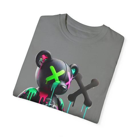 Graffiti Bear Unisex Garment-Dyed T-Shirt