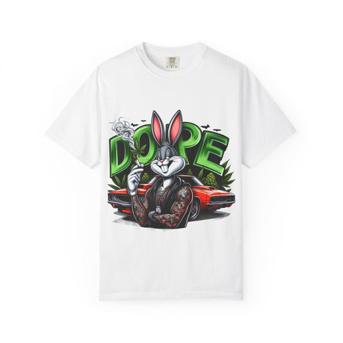 Cool Cartoon Bunny Graphic T-Shirt - DOPE Vintage Style