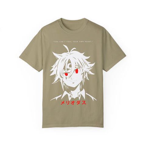 Anime-Inspired Unisex T-Shirt – 'You Can't Fool Your Own Heart' Design