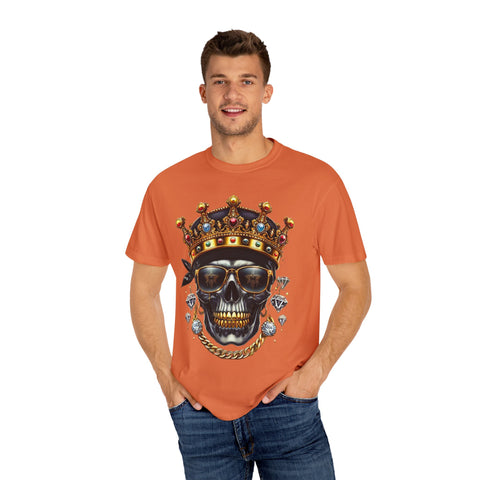 King Skull Graphic Unisex T-Shirt - Trendy Streetwear for Cool Casual Vibes