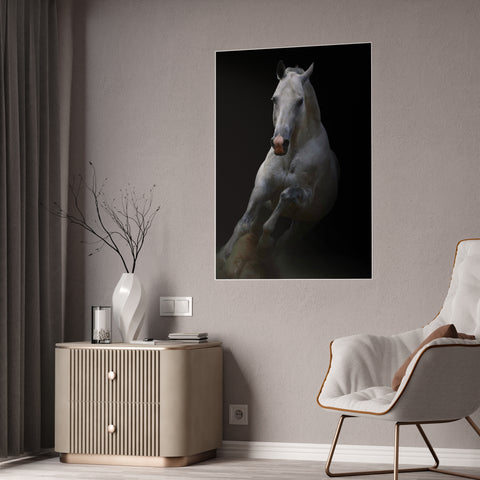 Elegant Horse Gloss Poster - Art Print for Home Décor