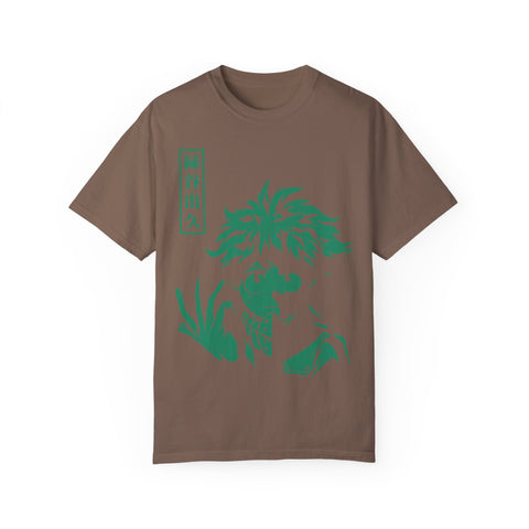 Anime-Inspired Unisex T-Shirt - Hand-Drawn Green Character Design