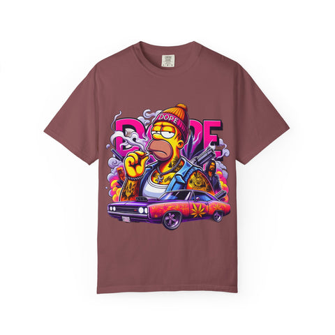 Dope Vibes Unisex Garment-Dyed T-Shirt - Streetwear Style