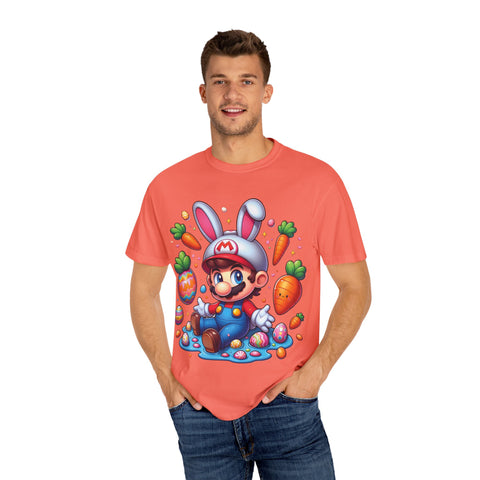 Cute Easter Character Unisex Garment-Dyed T-Shirt
