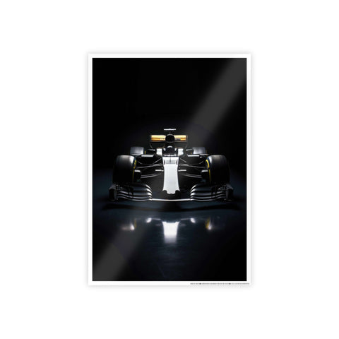 Sleek F1 Race Car Gloss Poster - Perfect for Auto Enthusiasts and Home Decor