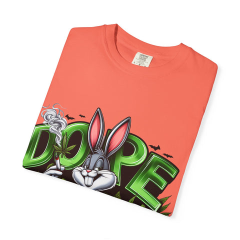 Cool Cartoon Bunny Graphic T-Shirt - DOPE Vintage Style