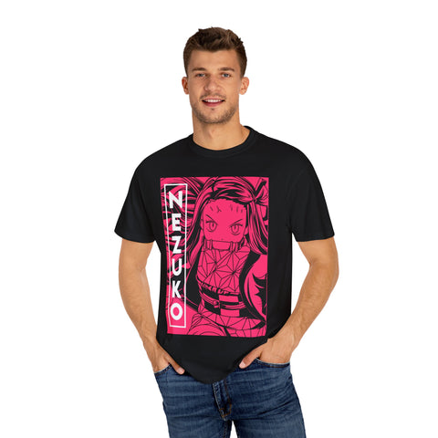 Nezuko Anime T-Shirt - Unisex Garment-Dyed Tee