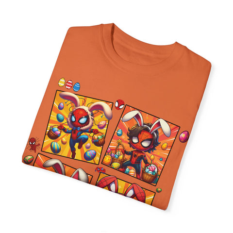 Kids' Easter Spider Bunny T-Shirt - Fun and Colorful Design
