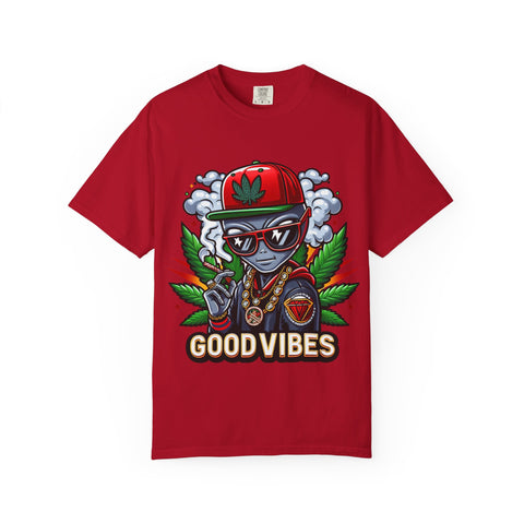 Good Vibes Unisex T-Shirt - Stylish Garment-Dyed Tee for Chill Moments