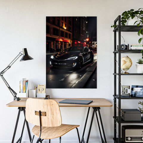 Sleek Car Gloss Poster - Modern Wall Art for Auto Enthusiasts