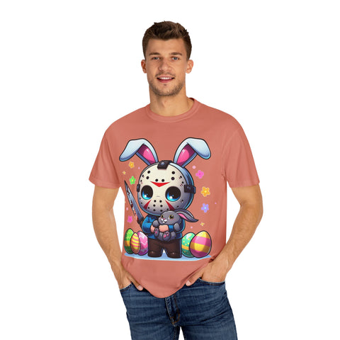 Cute Bunny Horror Unisex T-Shirt - Perfect for Easter Celebrations