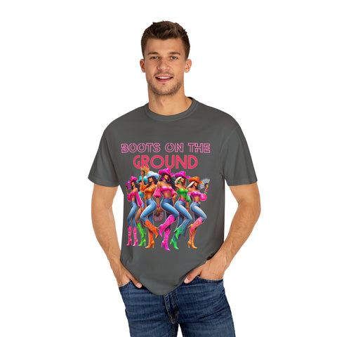 Boots on the Ground Unisex T-Shirt - Fun & Vibrant Graphic Tee for Fashion Lovers