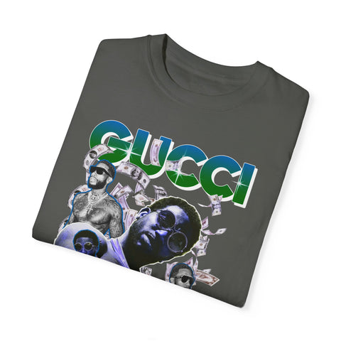 Unisex Garment-Dyed T-shirt - Gucci Mane Graphic Tee