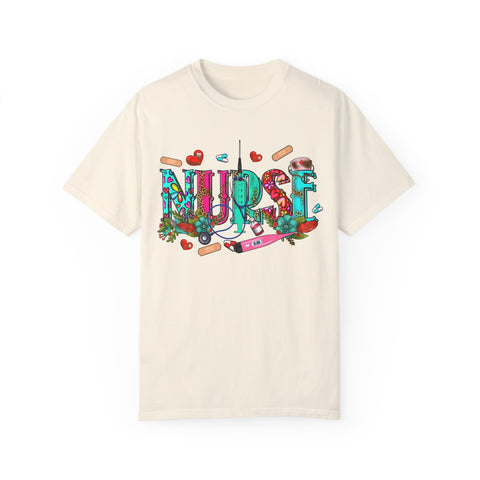 Colorful Nurse Graphic Unisex T-shirt - Perfect Gift for Healthcare Heroes