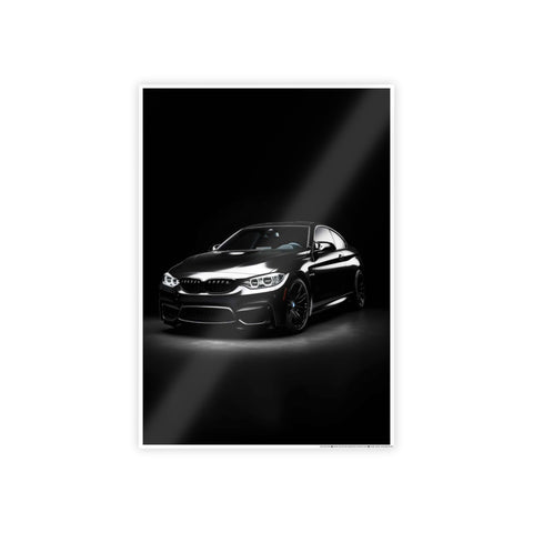 Luxury Car Gloss Poster - Modern Automotive Wall Art for Enthusiasts