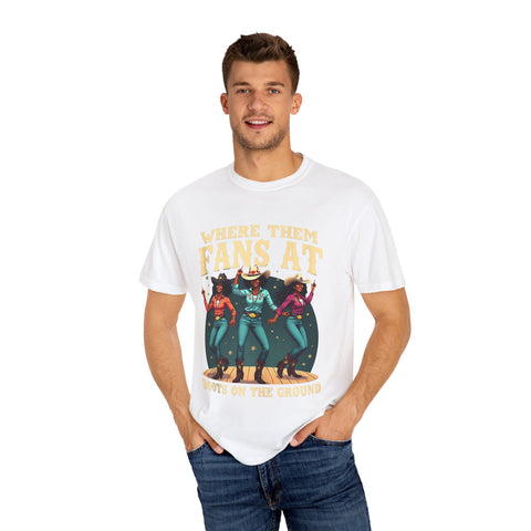 Where Them Fans At Graphic T-Shirt - Unisex Vintage Style Tee