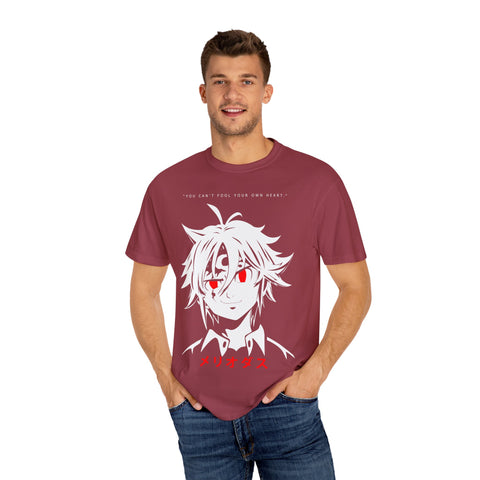 Anime-Inspired Unisex T-Shirt – 'You Can't Fool Your Own Heart' Design