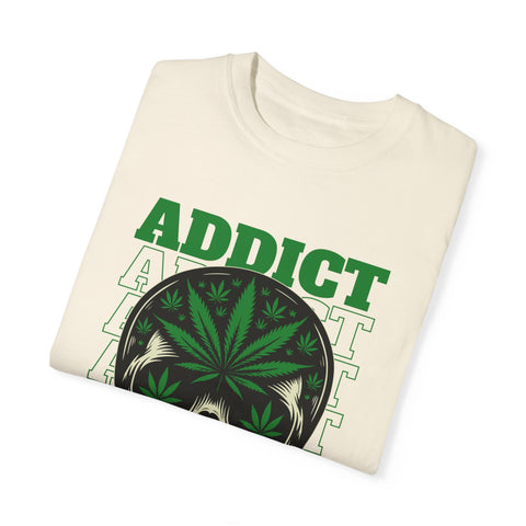 Addict Skull Graphic T-Shirt - Conquer Your High