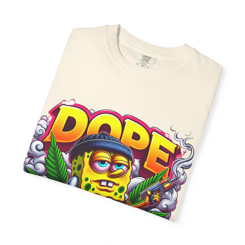 Retro Dope SpongeBob T-Shirt | Unisex Garment-Dyed Tee for Fun Vibes