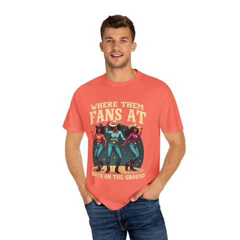 Where Them Fans At Graphic T-Shirt - Unisex Vintage Style Tee