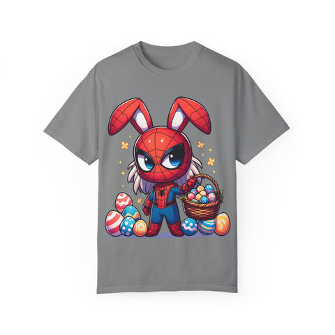 Easter Bunny Superhero T-Shirt - Unisex Garment-Dyed Tee