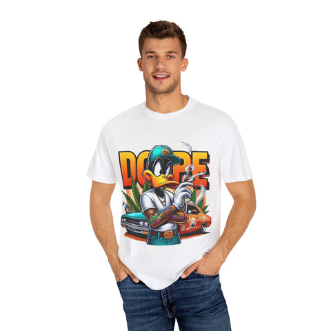 Dope Duck Graphic Unisex T-Shirt – Cool Casual Wear for Car Lovers & Street Style Enthusiasts