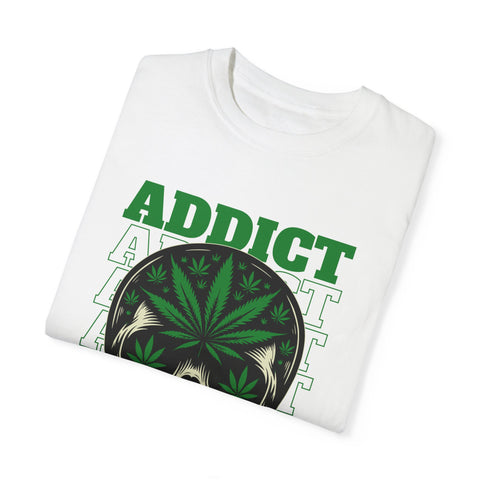 Addict Skull Graphic T-Shirt - Conquer Your High