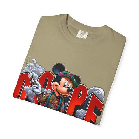 Dope Mickey Mouse Unisex Garment-Dyed T-shirt