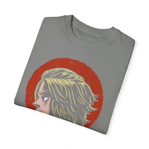 Unisex Garment-Dyed T-Shirt - Unique Anime-Inspired Design