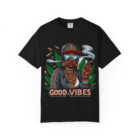 Good Vibes Unisex Garment-Dyed T-Shirt