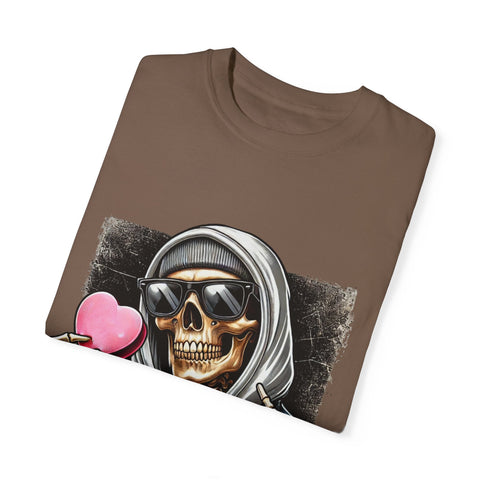 Halloween Skeleton Love T-Shirt | Death Do Us Part Graphic Tee