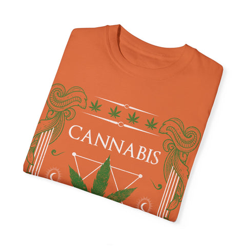 Cannabis 420 Unisex Garment-Dyed T-Shirt - Retro Style для Celebrations