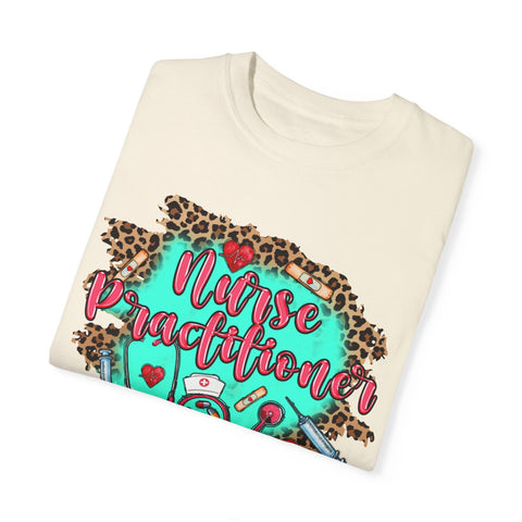 Norse Practitioner T-Shirt - Unisex Garment-Dyed Tee with Leopard Print Design